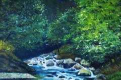 タライゴヤ沢（油彩、F8 455×380cm、￥60,000 額なし）